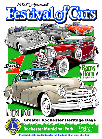 2010 Festival of Cars Poster