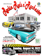 Registration for 2022 Rockin Rods n Rochester Car Show